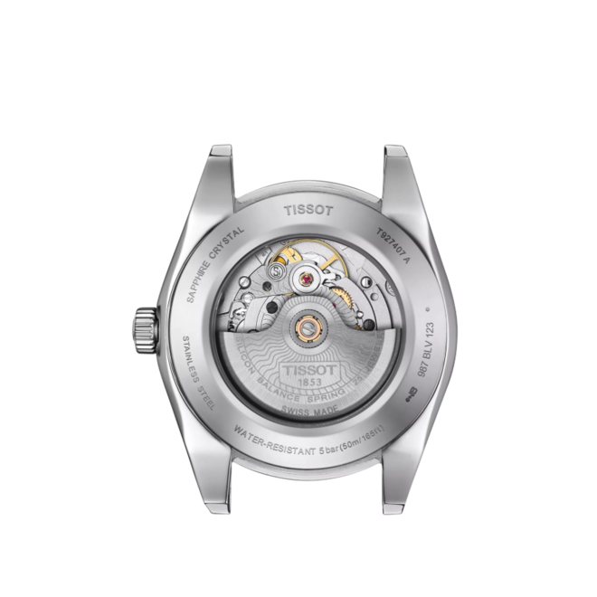 Tissot Gentleman Powermatic 80 Silicium Solid 18K Gold Bezel T927.407.41.031.01
