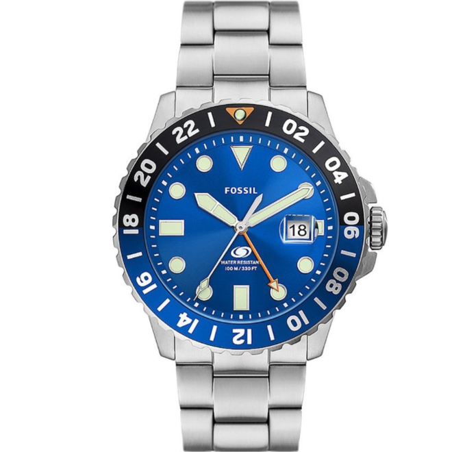 Fossil  Blue GMT FS5991