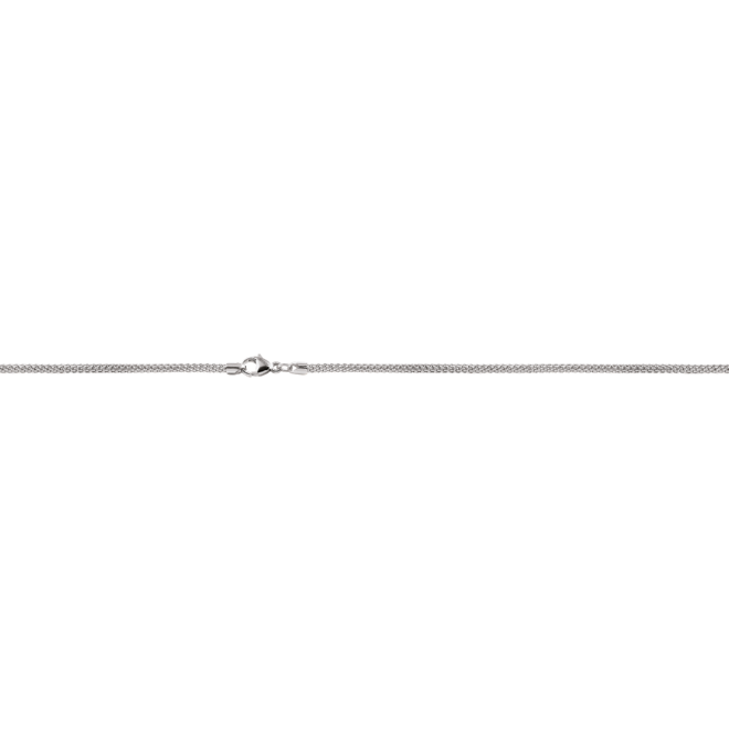 Al Coro collier witgoud K01W42