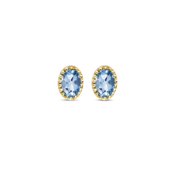 Miss Spring oorstekers Ma Petite oval MSO509BTGG