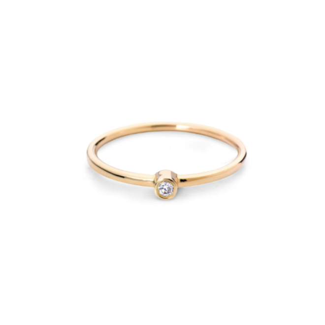 Miss Spring Ring Button Diamond April MSR024DIGG