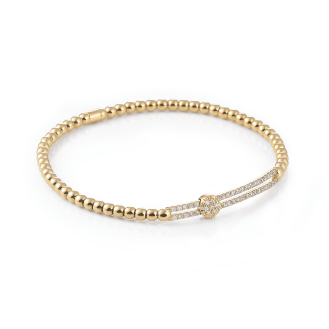 Al Coro Strechy armband geelgoud A354G