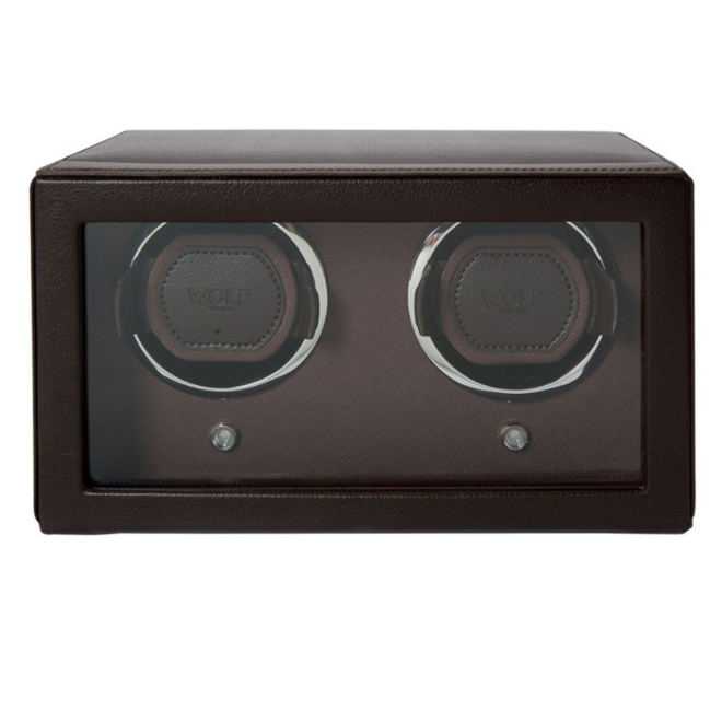 WOLF 1834 Cub Double Watch Winder With Cover 461206