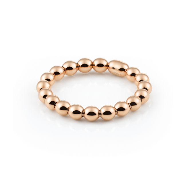 Al Coro ring stretch rosegoud NRF438R