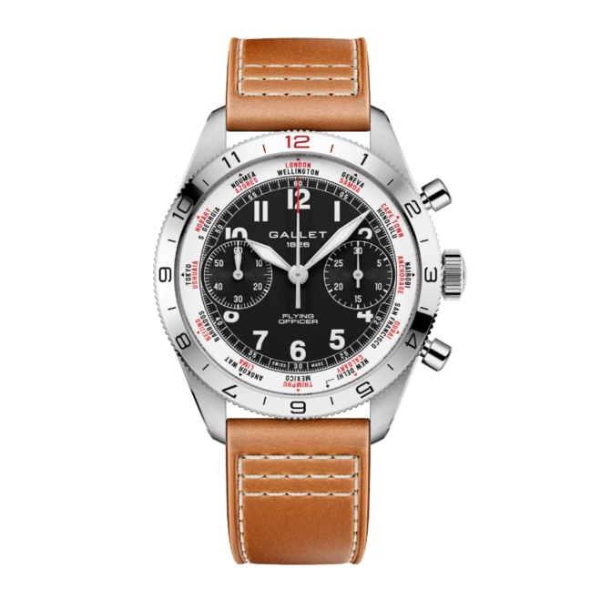 Gallet Flying Officer Chronograph 40 AG2301131B1X2