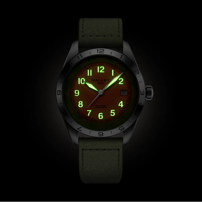 Gallet Flying Officer Automatic 40 AG1701131O1W1