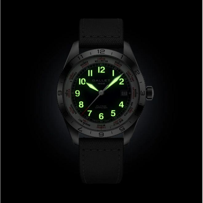 Gallet Flying Officer Automatic 40 AG1701131C1W1