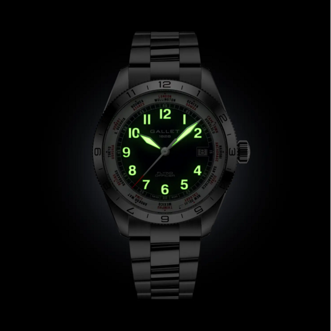 Gallet Flying Officer Automatic 40 AG1701131C1A1