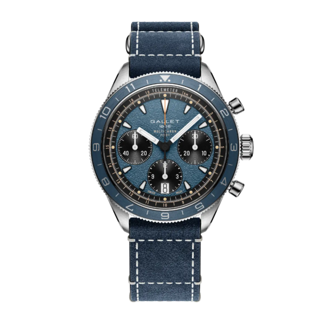 Gallet Multichron Pilot Chronograph 42 AG2303171C1W1