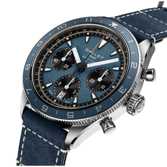 Gallet Multichron Pilot Chronograph 42 AG2303171C1W1