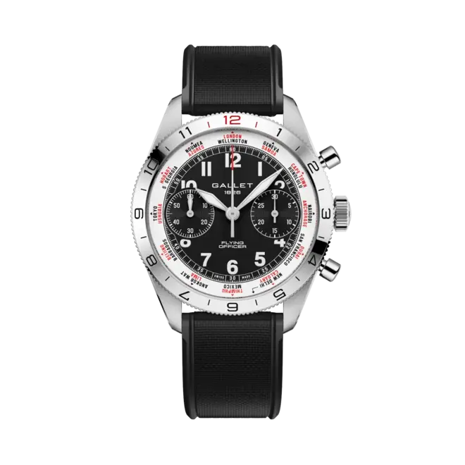 Gallet Flying Officer Chronograph 40 AG2301131B1S3