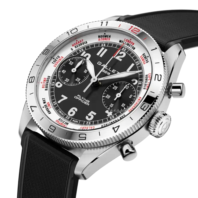 Gallet Flying Officer Chronograph 40 AG2301131B1S3