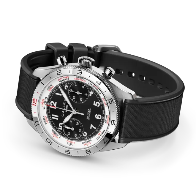 Gallet Flying Officer Chronograph 40 AG2301131B1S3