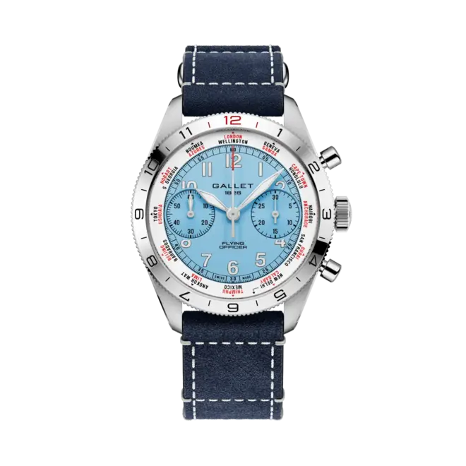 Gallet Flying Officer Chronograph 40 AG2301131C1W6