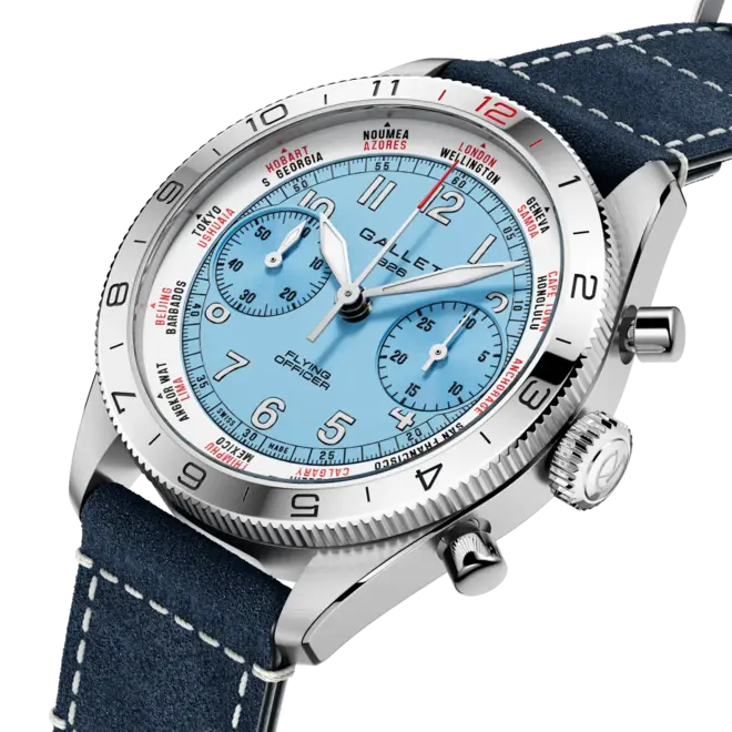 Gallet Flying Officer Chronograph 40 AG2301131C1W6