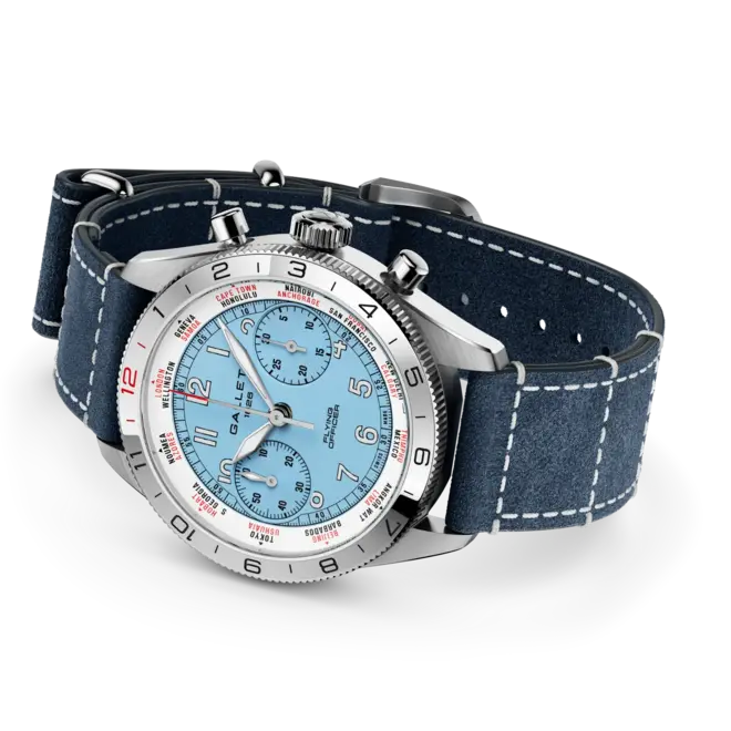 Gallet Flying Officer Chronograph 40 AG2301131C1W6