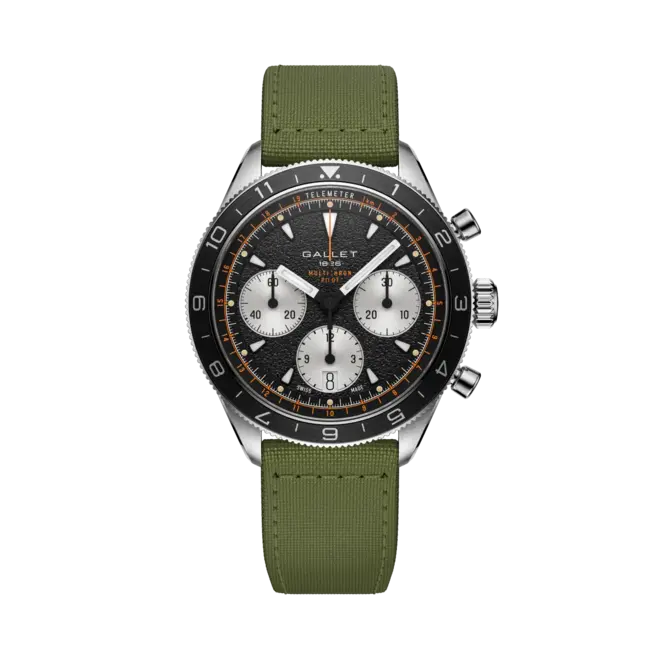 Gallet Multichron Pilot Chronograph 42 AG2303251B1W3