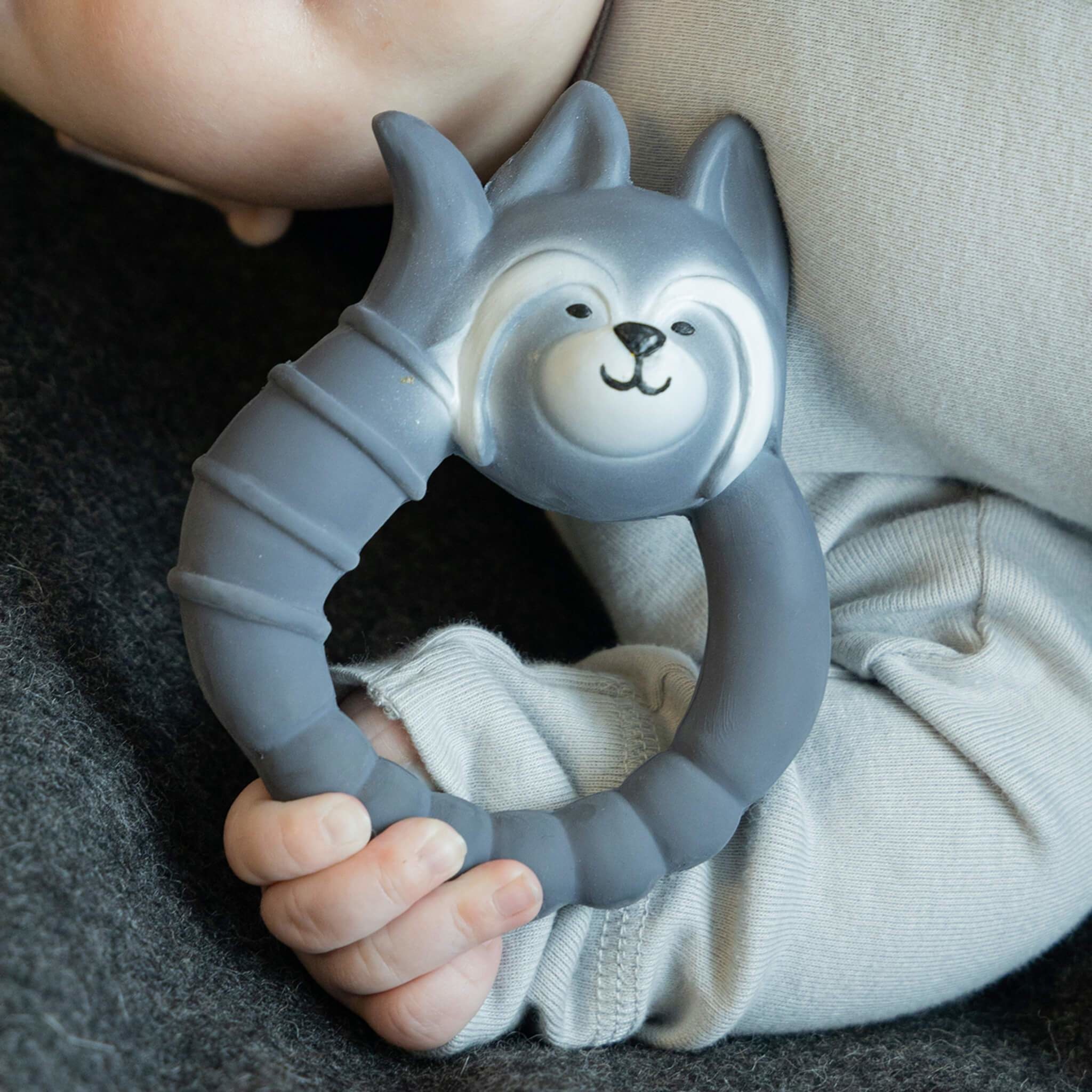 Bijtring Raccoon Grey