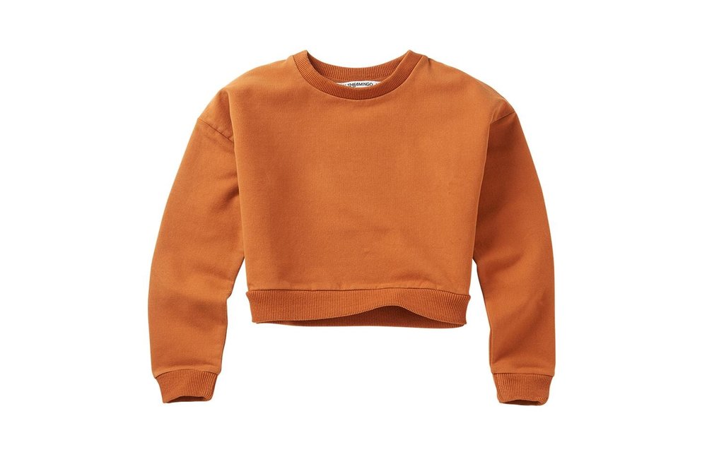 Cropped sweater Dark Ginger