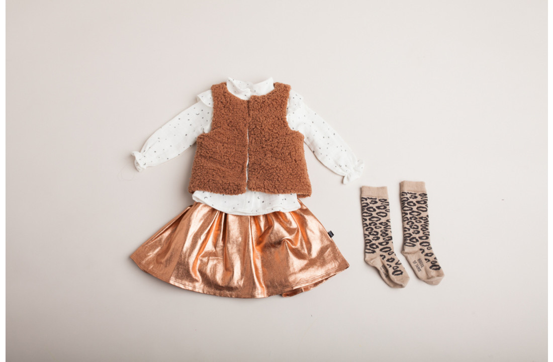 Knee socks Caramel Leopard