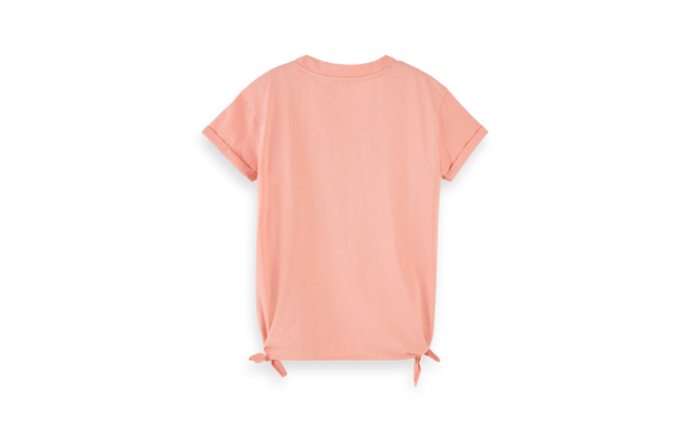 T-shirt with side knots