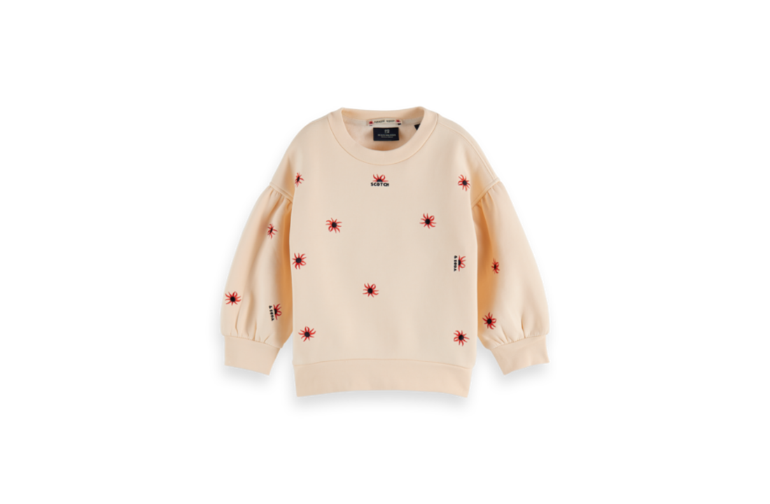 Sweater allover embroidery, Scotch R'belle
