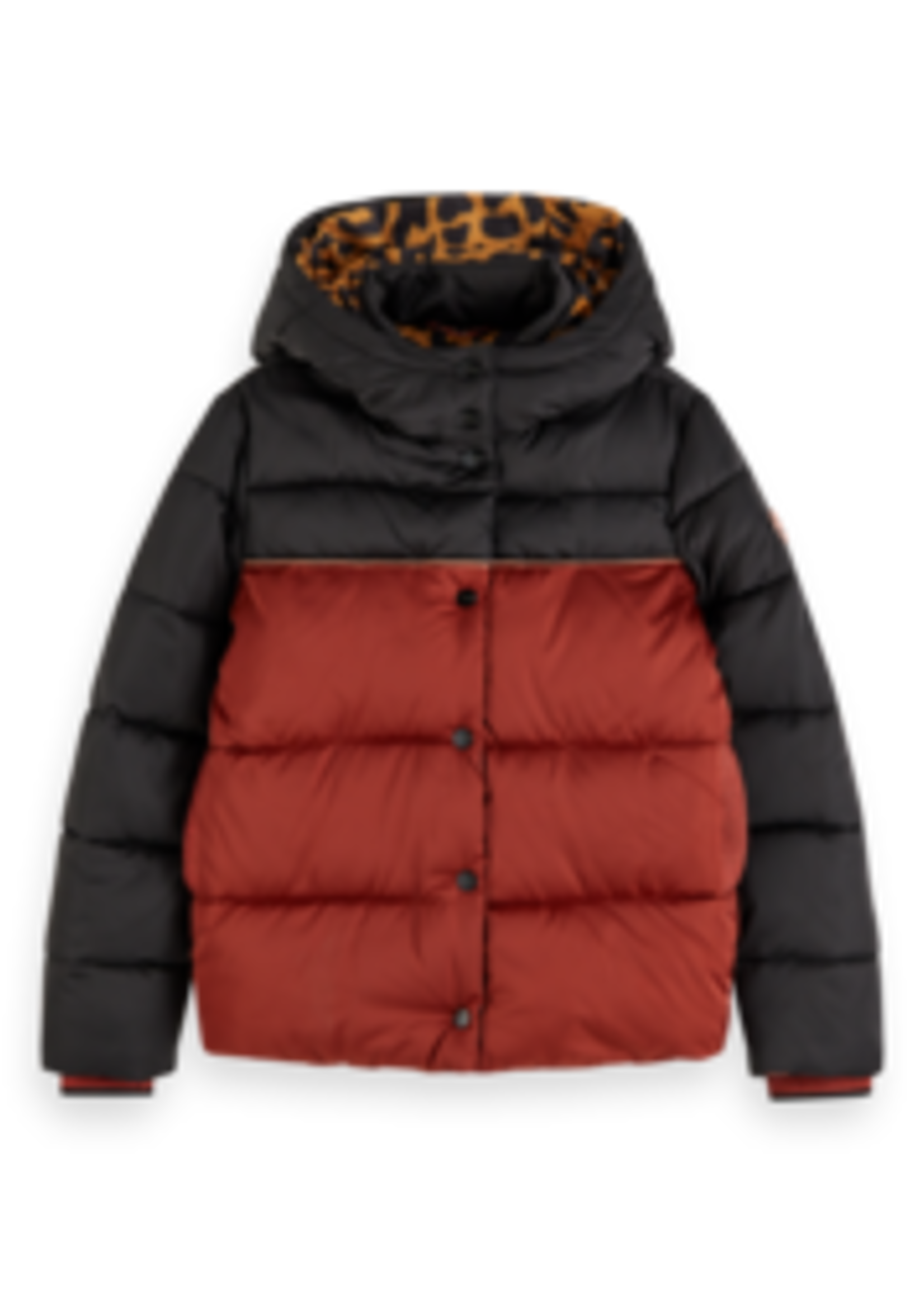 Scotch R'belle Padded jacket colorblock, Scotch R'belle
