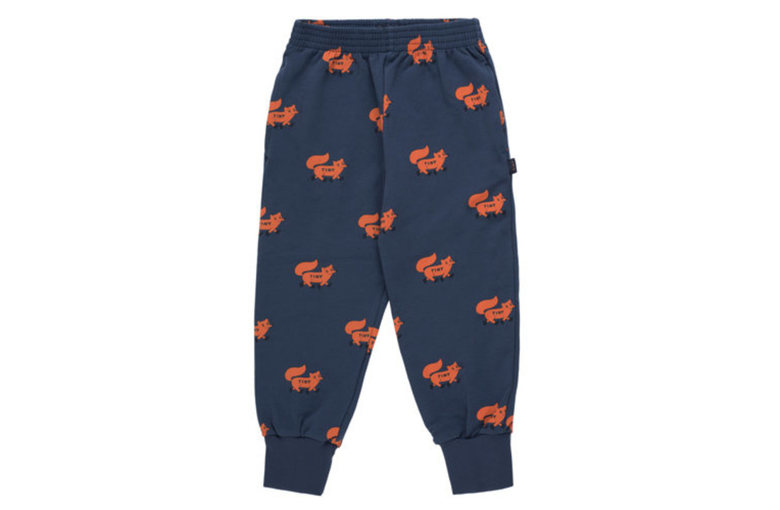 Foxes sweatpants Blue, Tiny Cottons