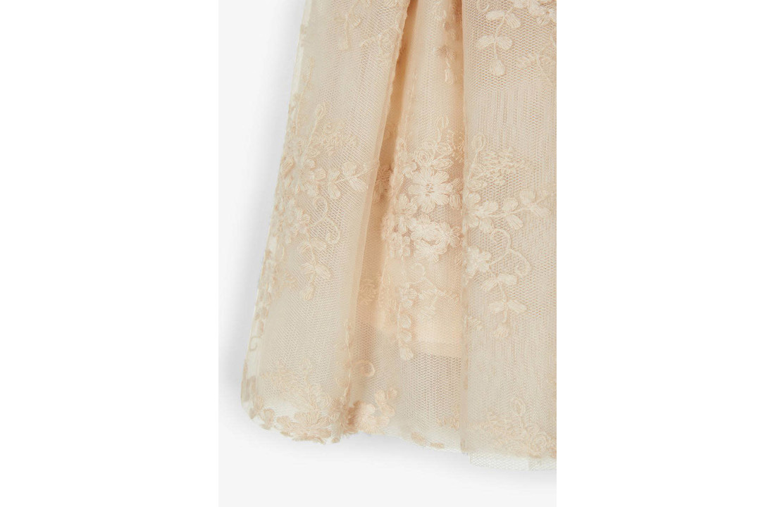 Tule rok met bloemen