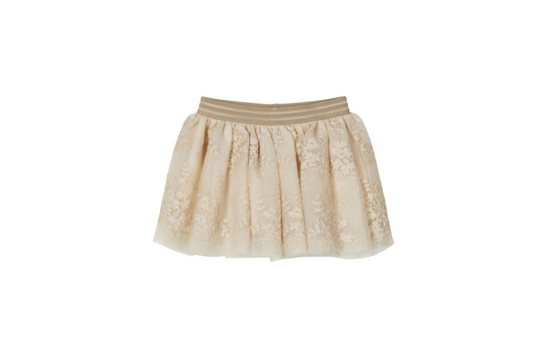 Tule rok met bloemen