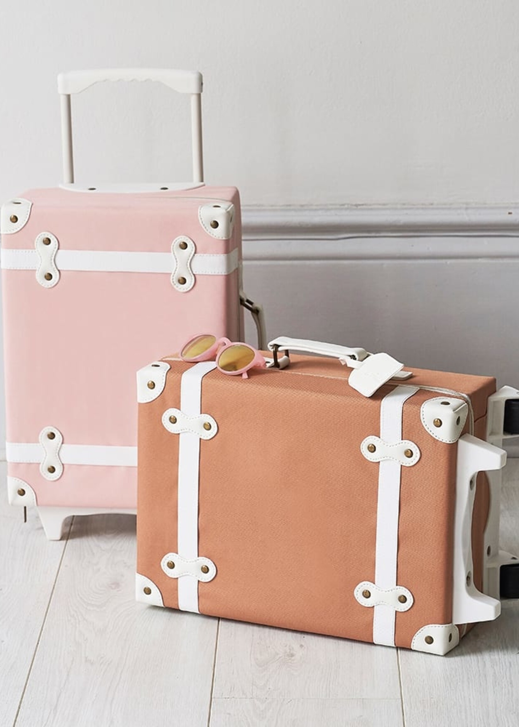 Olliella See-Ya suitcase Pink