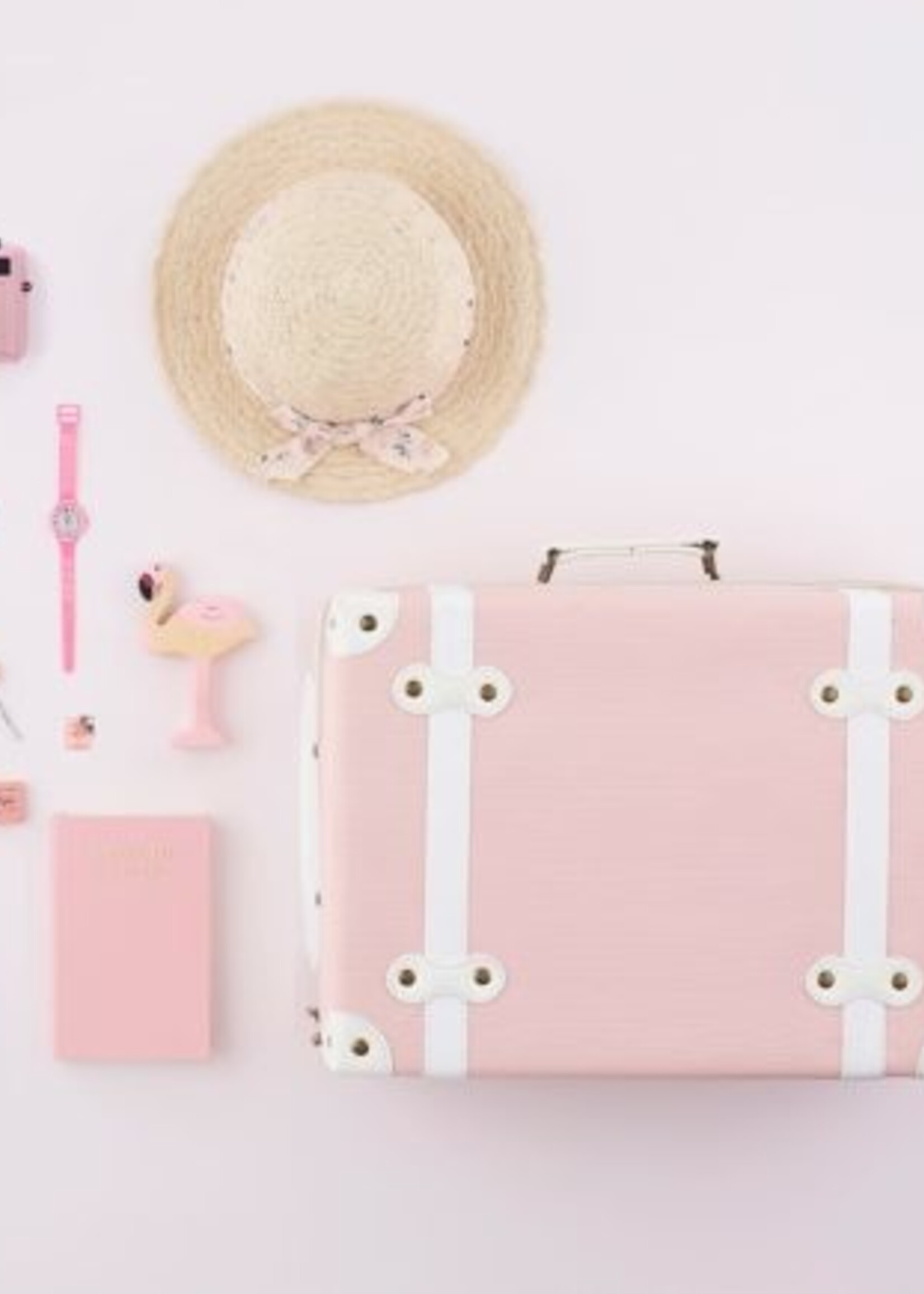 Olliella See-Ya suitcase Pink