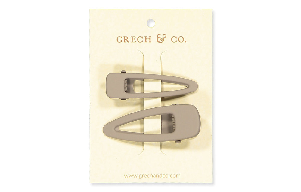 Matte clips Stone set, Grech & Co