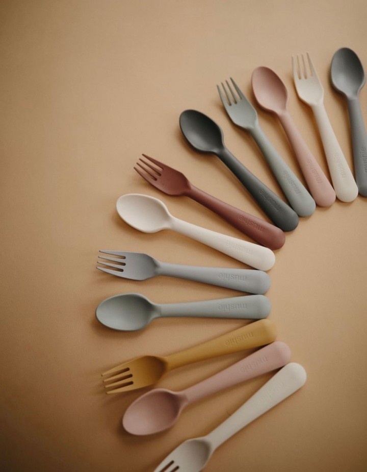 Mushie fork + spoon