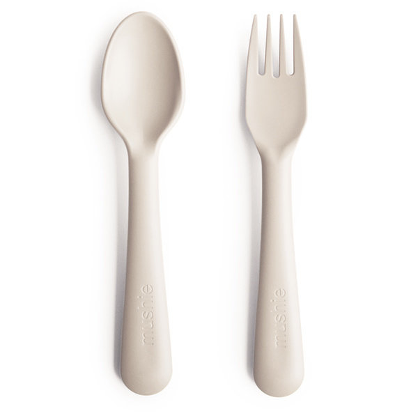 Mushie fork + spoon