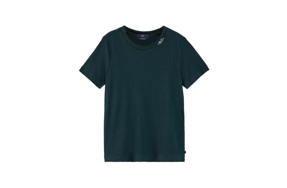 Basic T-shirt Lagoon Green, Scotch R'Belle