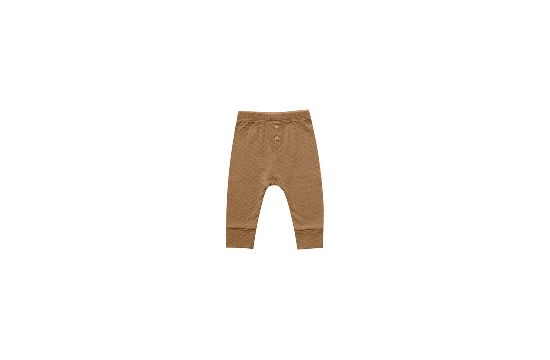 Pointelle Pajama pant walnut Quincy Mae