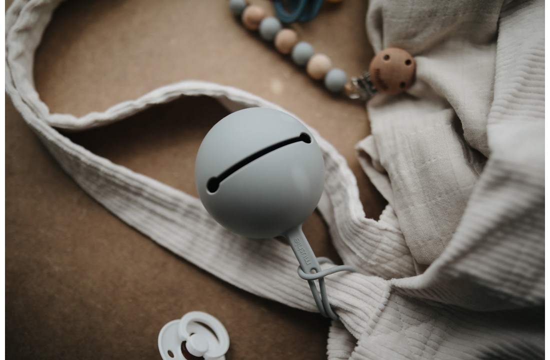 Mushie pacifier case, Stone