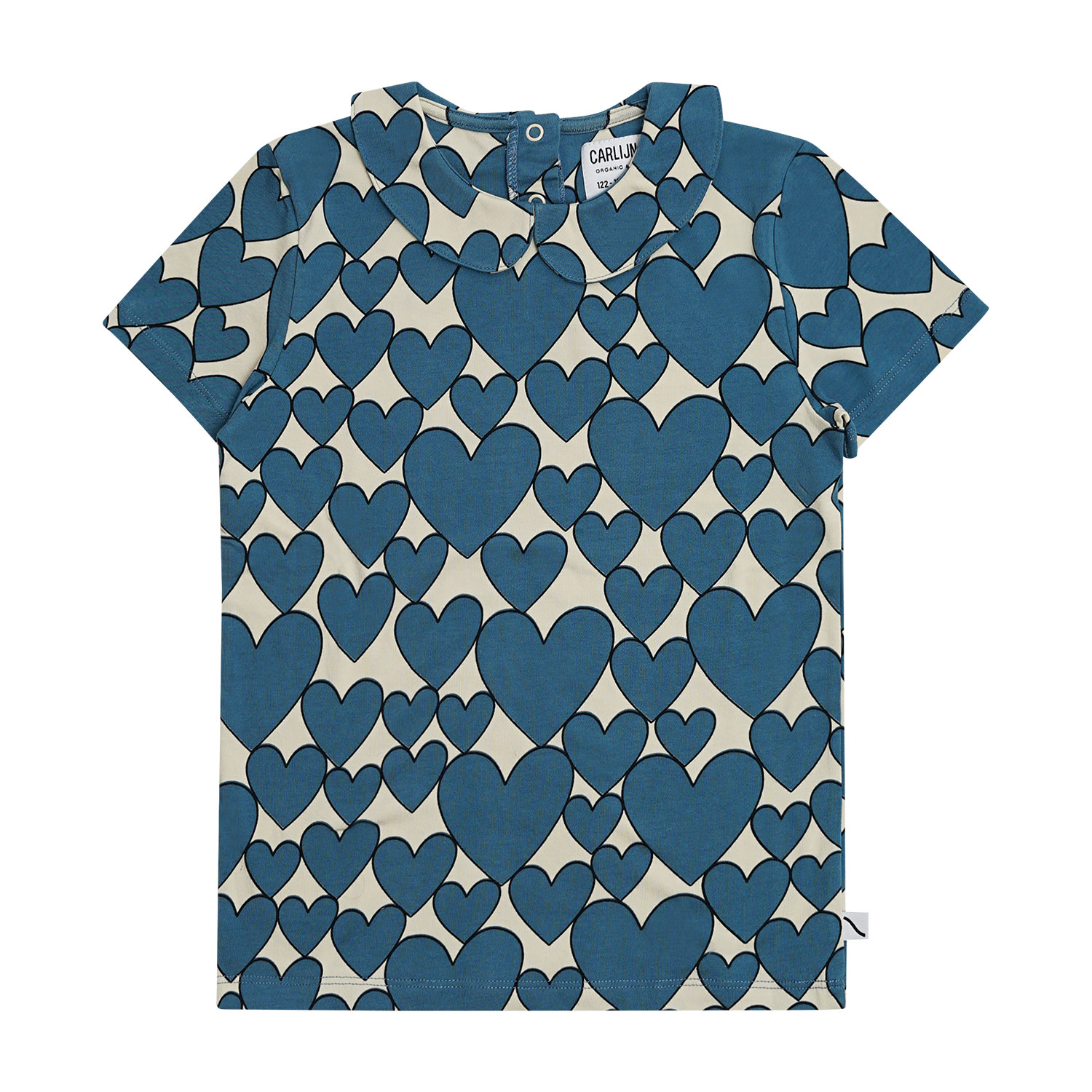 Hearts - t-shirt collar, CarlijnQ