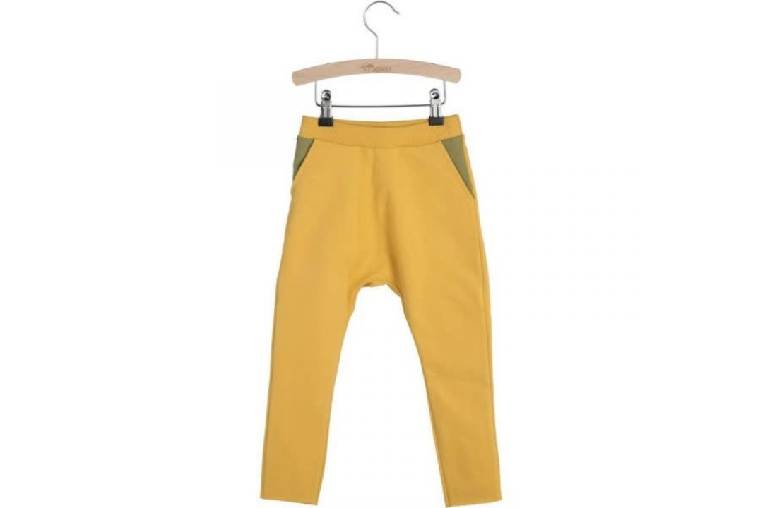 Baggy pants Lou golden olive 134/140, Little Hedonist