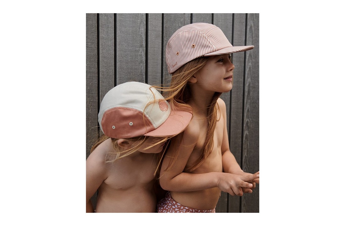Rory cap stripe sandy/tuscany rose, Liewood