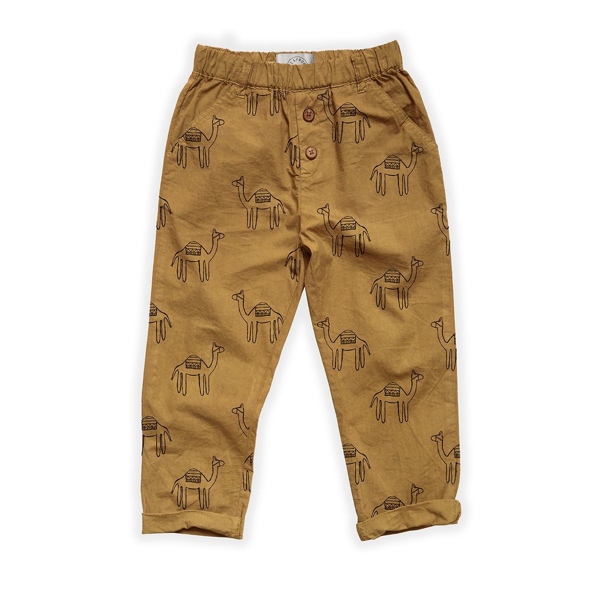 Woven Pants Camel Print, Sproet & Sprout