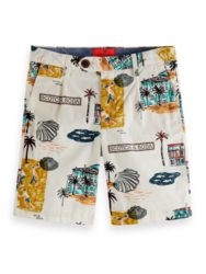 Allover printed Bermuda shorts, Scotch Shrunk