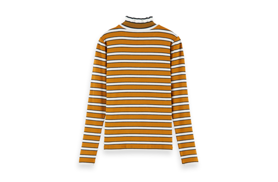 Longsleeve Rib with special neck, Scotch R'belle