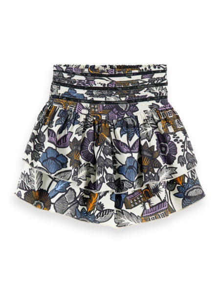 short skirt with alllover print, Scotch R'belle
