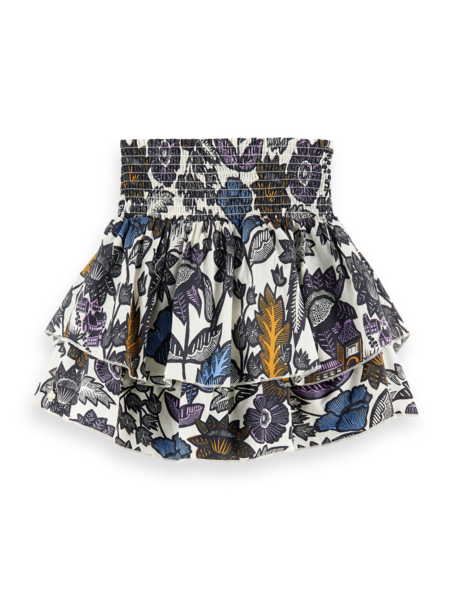 short skirt with alllover print, Scotch R'belle