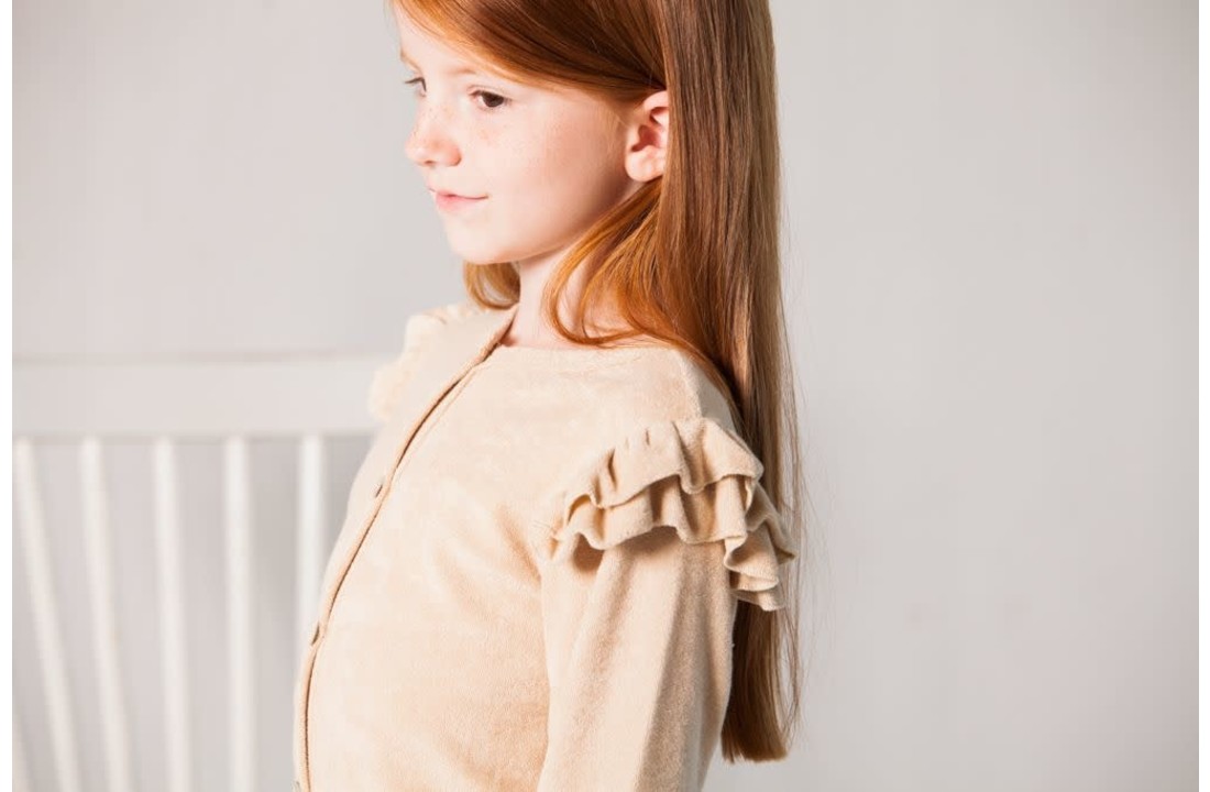 Girls Cardigan Oatmeal, House Of Jamie