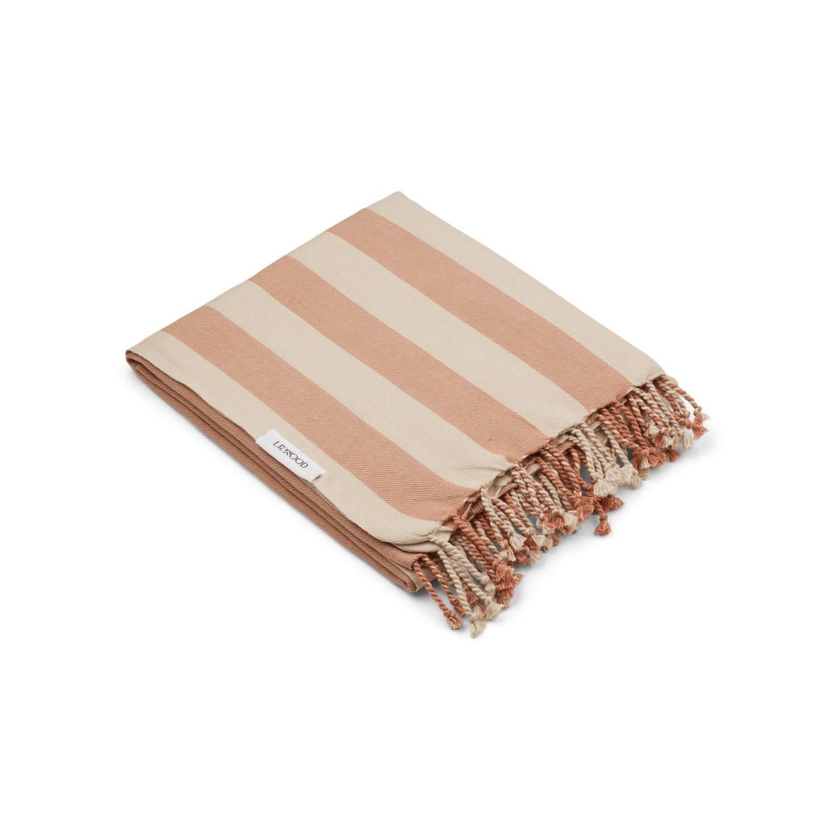 Mona beach towel Tuscany rose/sandy, Liewood