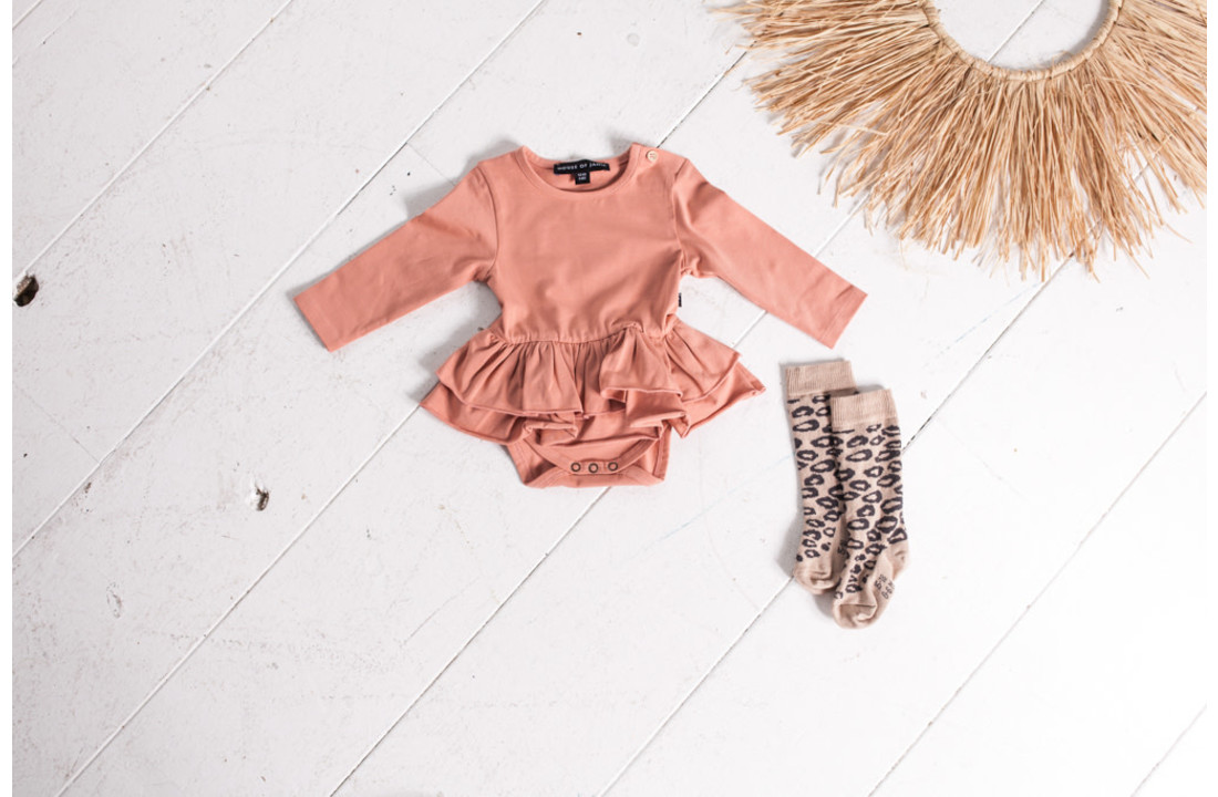 Knee socks Caramel Leopard
