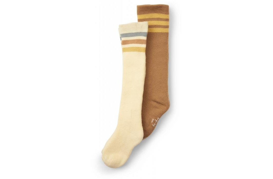 2 pack long socks breem/lemon, Konges sjold